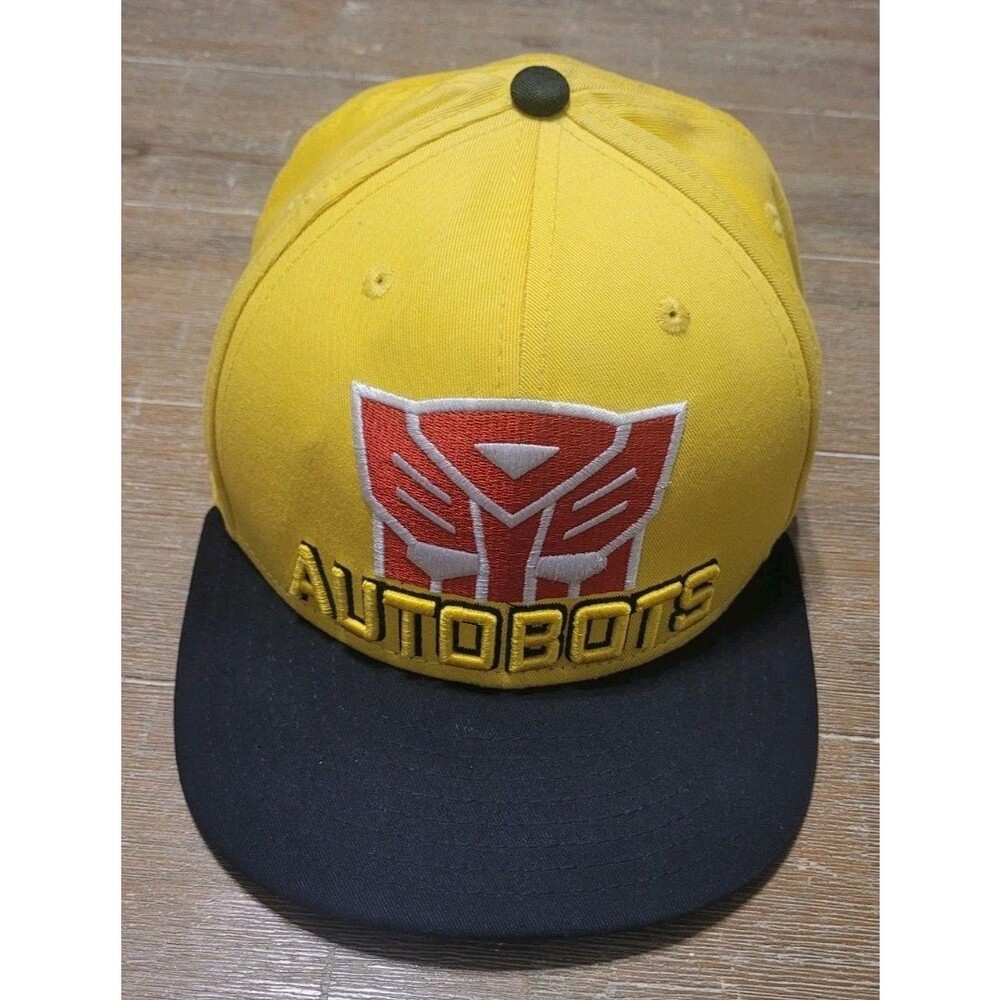 Transformers Autobots New Era 9Fifty Hat Snapback Cap Yellow & Black Adjustable